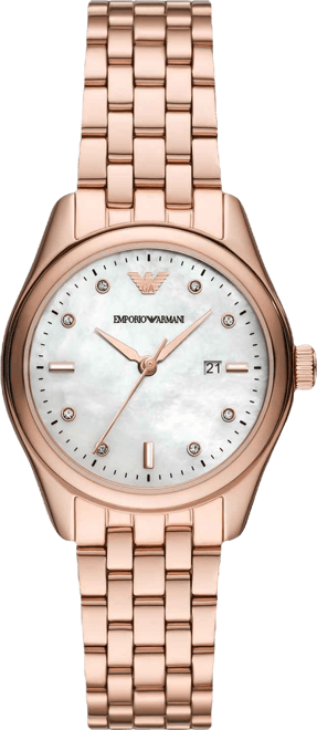 Women's Rose Gold-Tone Stainless Steel Bracelet Watch 32mm