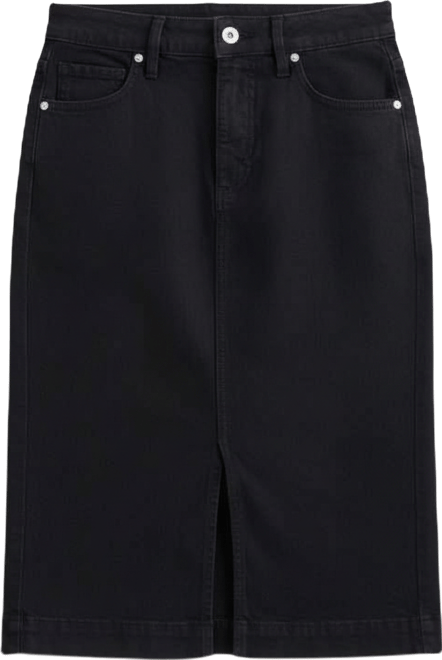 Women's Denim Slit Midi Skirt, Macy's Exclusive