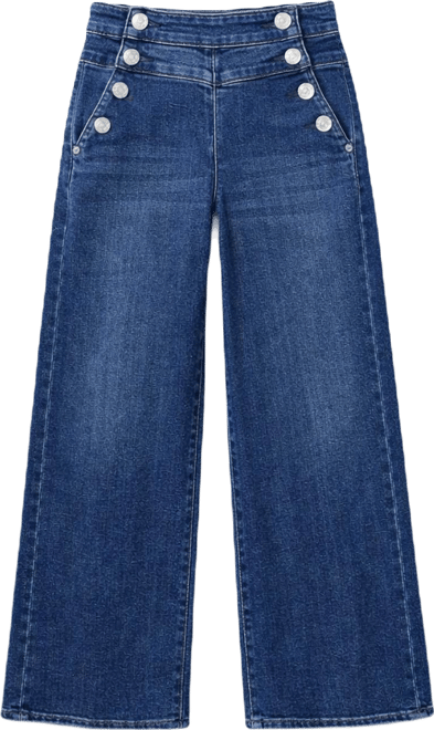 Women's Alina Wide-Leg Sailor Jeans