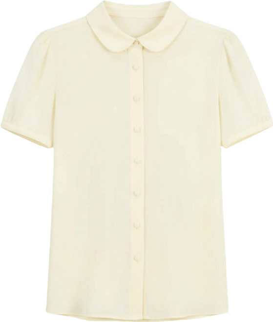Women's Button-Front Short-Sleeve Shirt