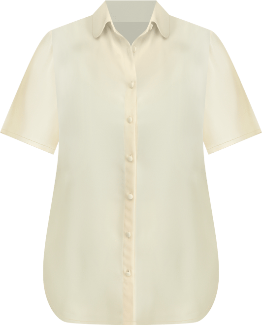 Plus Size Button-Front Short-Sleeve Shirt