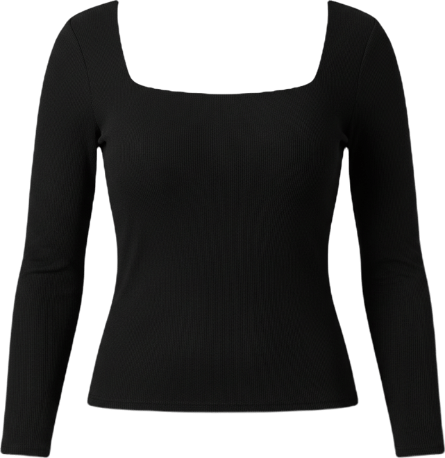 Women's Chrystle Long-Sleeve Square Neck Top