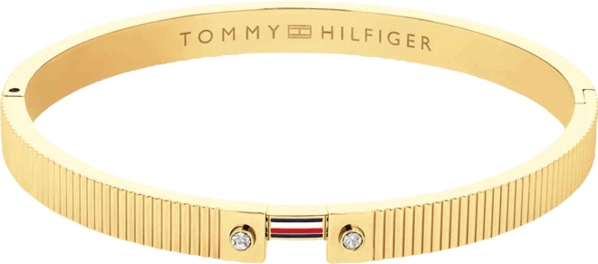 Women's Stripes Gold-Plated Stainless Steel Bracelet