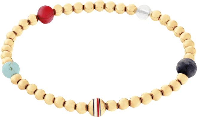 Women's Modern Hippie Gold-Plated Stainless Steel Bracelet