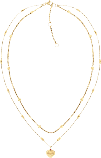 Women's Layered Gold-Plated Stainless Steel Necklaces