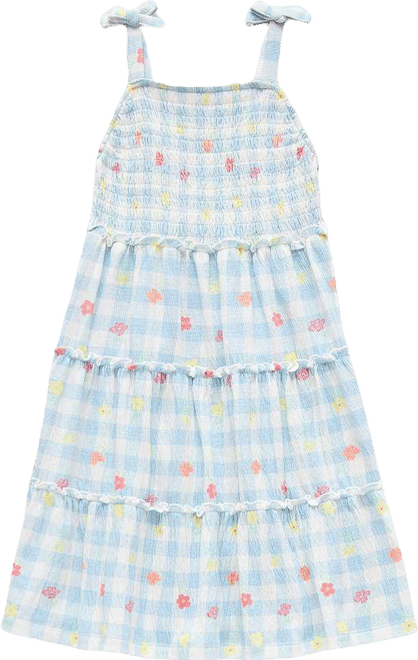 Okie Dokie Toddler & Little Girls Sleeveless A-Line Dress, Color: Clear  Blue - JCPenney