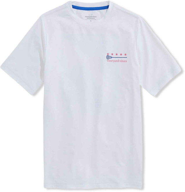 Shop Boys' Americana Lax Short-Sleeve Harbor Performance Tee at