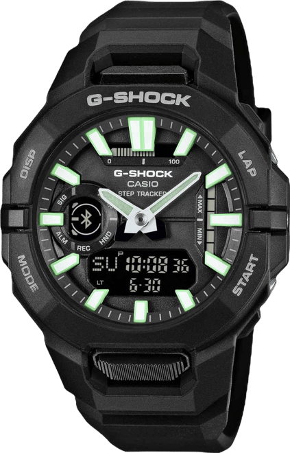 Men's Black Resin Watch, 43.9mm