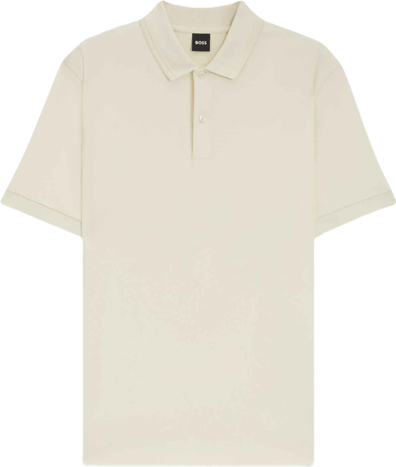 Boss by  Men's Monogram Underplacket Cotton-Blend Polo Shirt