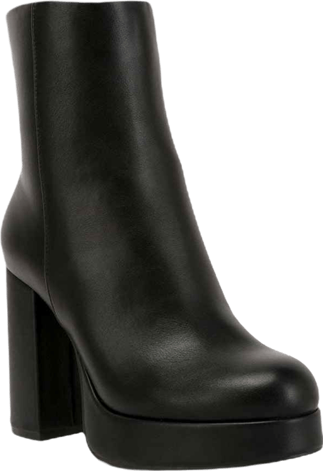 Womens beauty block heel platform ankle boots