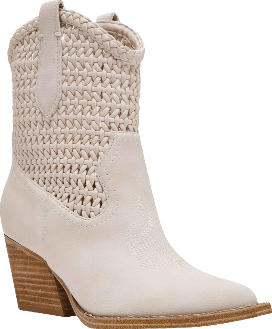 Women's Alessia Woven Pull-On Cowboy Western Booties