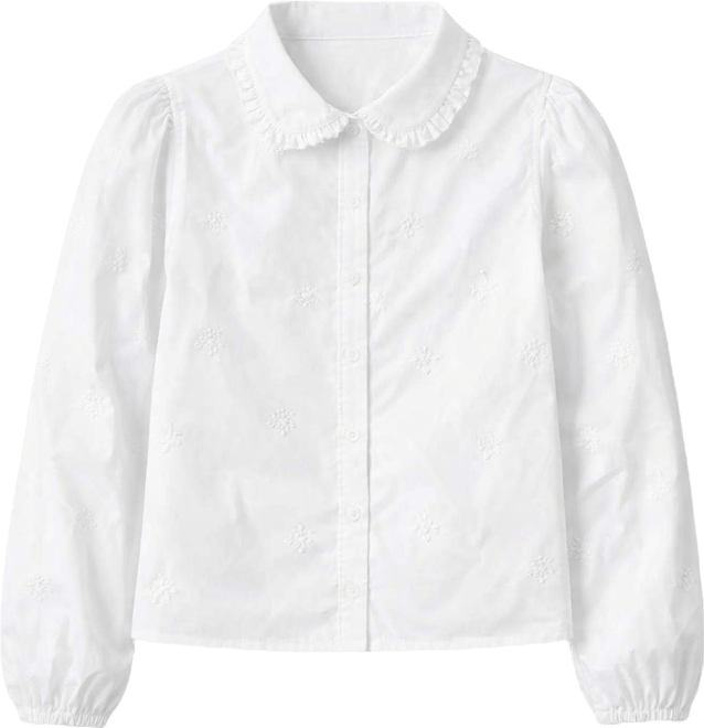 Juniors' Calista Collared Button-Up Shirt