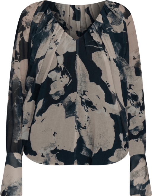 Women's Printed Long-Sleeve Top