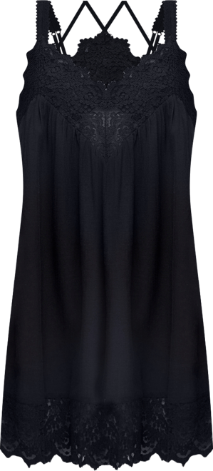 Women's Fiona Lace-Trim Slip Dress