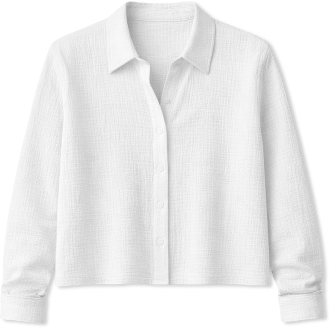 Women's Classic Collar Short Shirt