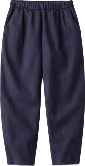 Women's Ankle Pleated Lantern Pants