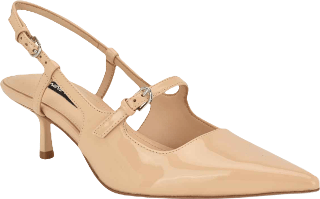 Women's Amayo Buckle Straps Slingback Dress Pumps