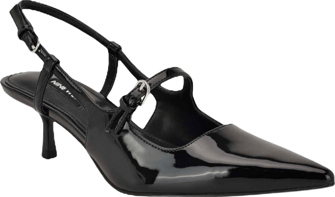 Women's Amayo Buckle Straps Slingback Dress Pumps