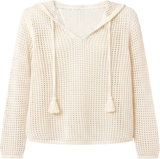 Juniors' Summer Night Tunic V-Neck Sweater