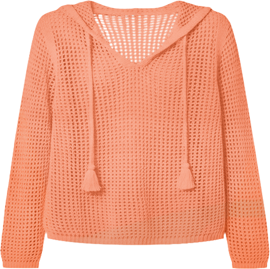 Juniors' Summer Night Tunic V-Neck Sweater