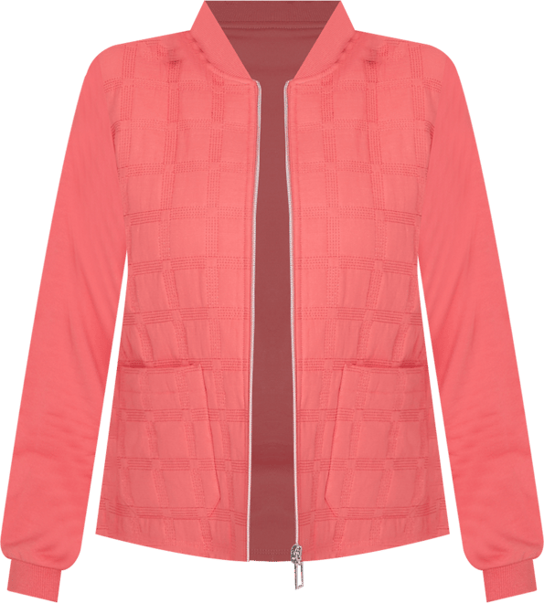 Plus Size Austin Quilted Knit Ribbed Jacket