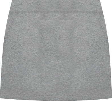 Women's French Terry Mini Skirt