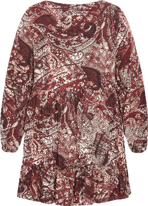 Plus Size Women's Alinda Mini Print Dress