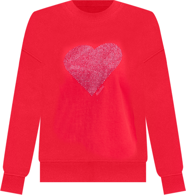 Nautica Women's Embellished Heart Graphic Sweatshirt