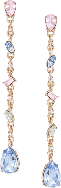 Crystal Linear Drop Earrings