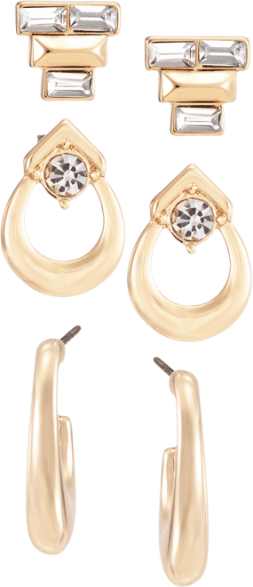 3-Pc. Set Crystal Earrings