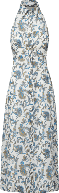 Veronica Beard Women's Mackey Dress - Blue - Size 6 - Dove Multi