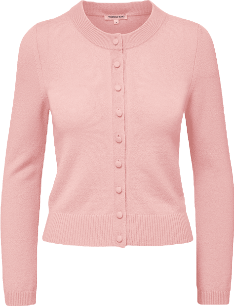 Daro Cashmere Cardigan in Pink Petal | Veronica Beard