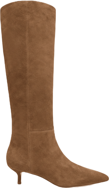 Lisa Kitten-Heel Boot in Hazelwood | Veronica Beard