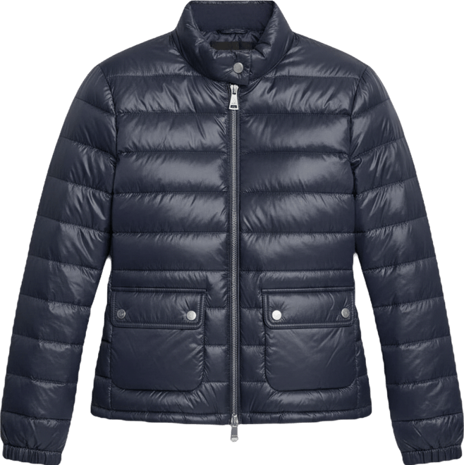 Women's Packable Moto Collar Short Coat