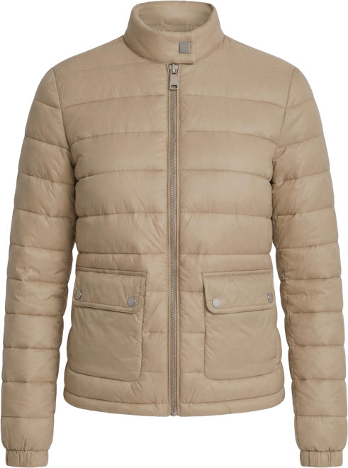 Women's Packable Moto Collar Short Coat