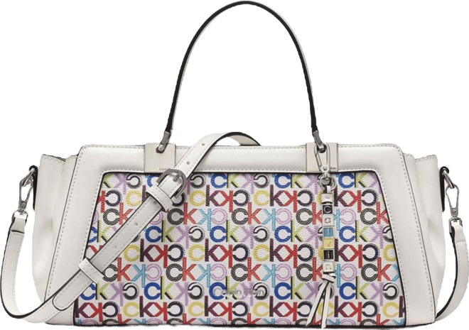 Medium Jean Zipper Satchel Bag