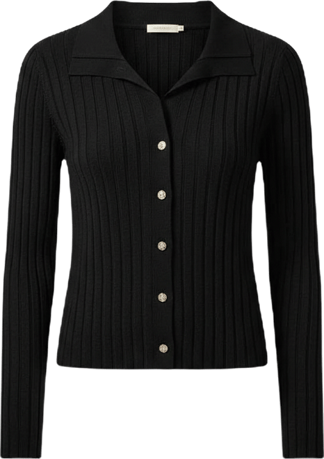 Women's Ribbed Silk-Cashmere Blend Cardigan