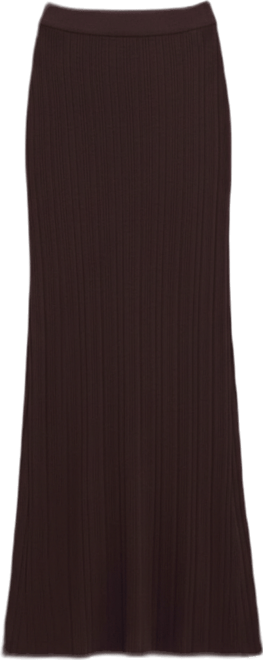 Women's Jessie Ribbed Knit Maxi Skirt