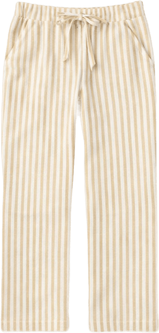 Juniors' Mavericks Stripe Print Straight Leg Trousers
