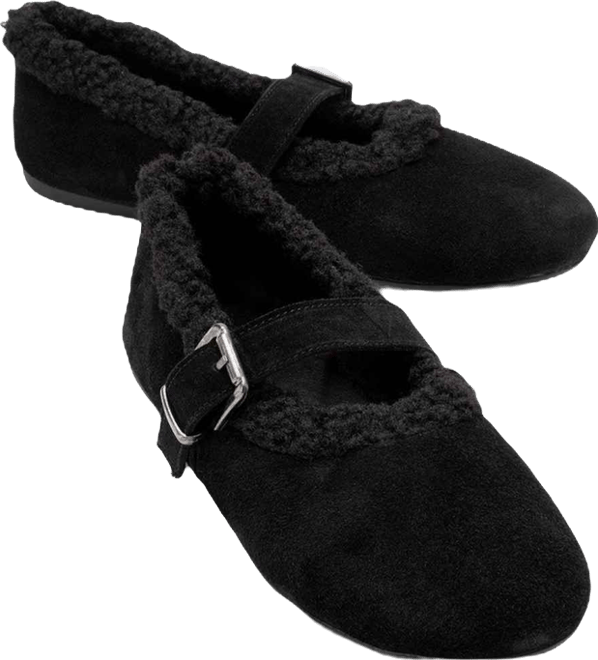 Guin Leather Strap Flat (Women)