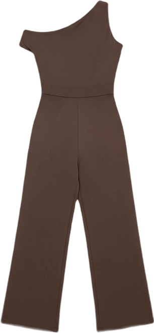 Women's Sharp Turn Brown Jumpsuit