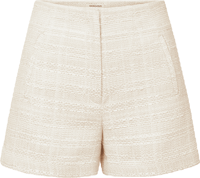 Jazmin Tweed Short in Ecru | Veronica Beard