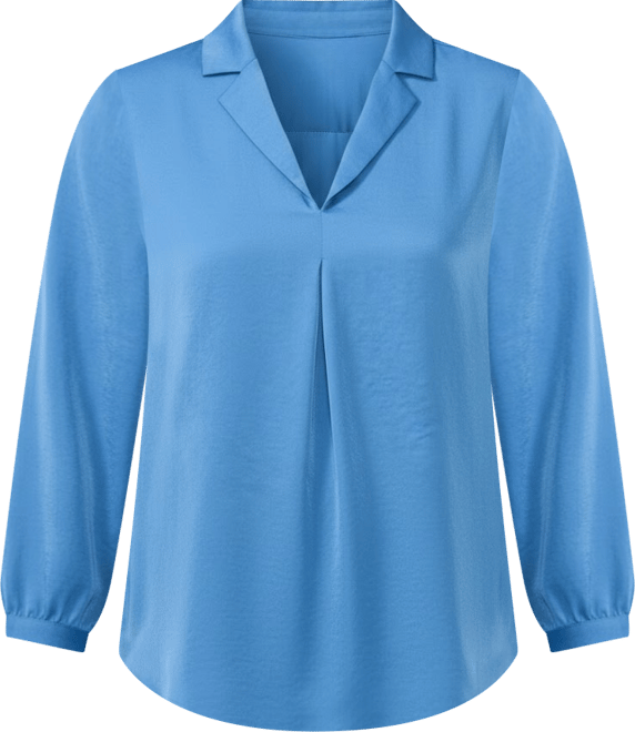 Women's Collared V-Neck Top