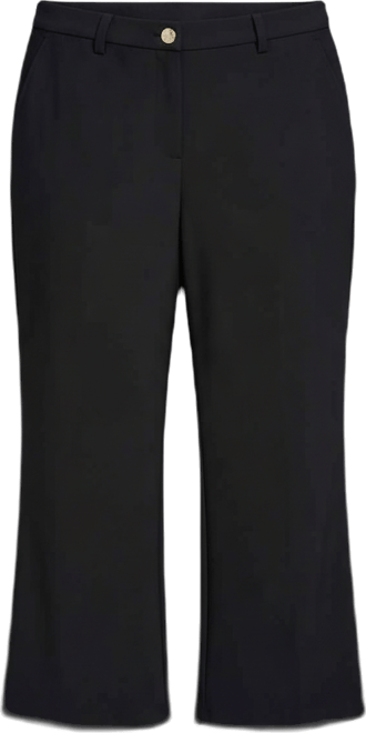 Plus Size Ponte Wide Leg Pants