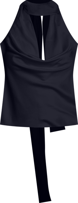 Women's Long Tie Halter Top