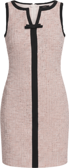 Women's Front Bow Detail Sleeveless Short Dress