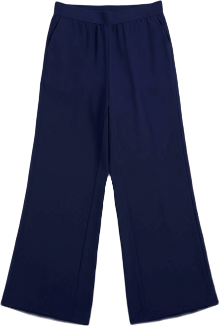 Women's Chiffon High-Rise Pull-On Wide-Leg Pants