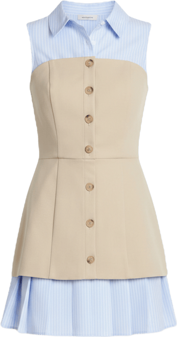 Women's Collared Neck Short Dress