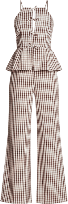 Women's Twofer Square Neck Jumpsuit