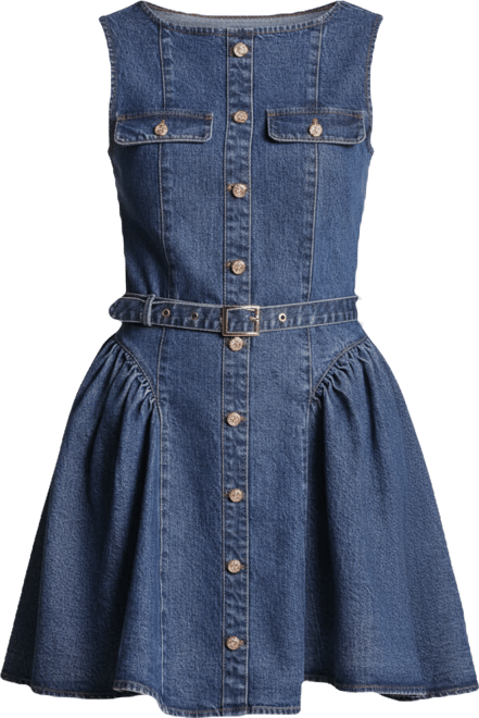 Women's Boat Neck Short Dress